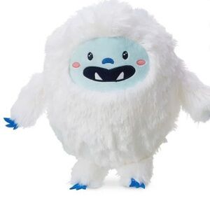 Plush Yeti Toy - White and Blue